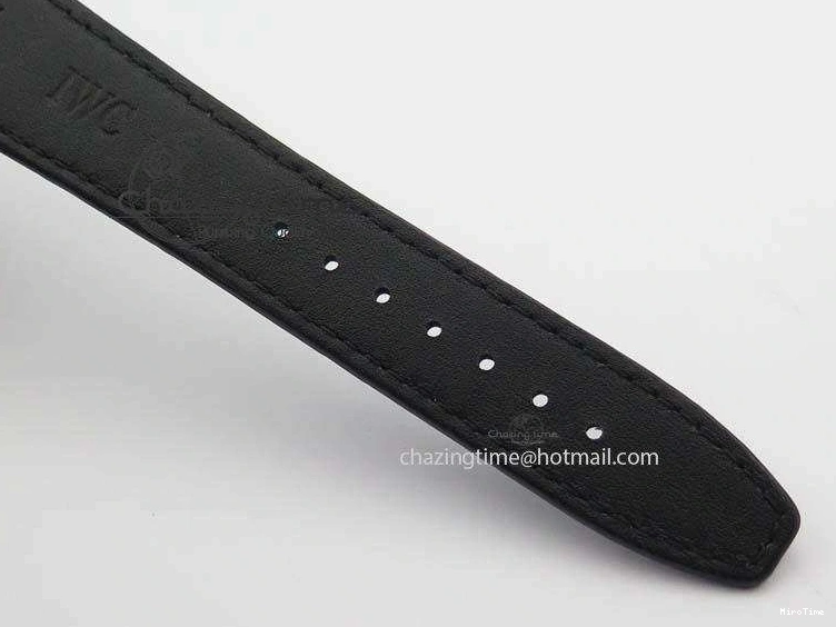 MIROTIME 1227 ZeroBulk Portuguese IW5444 SS Blue Dial On Blue Leather Strap A 7255